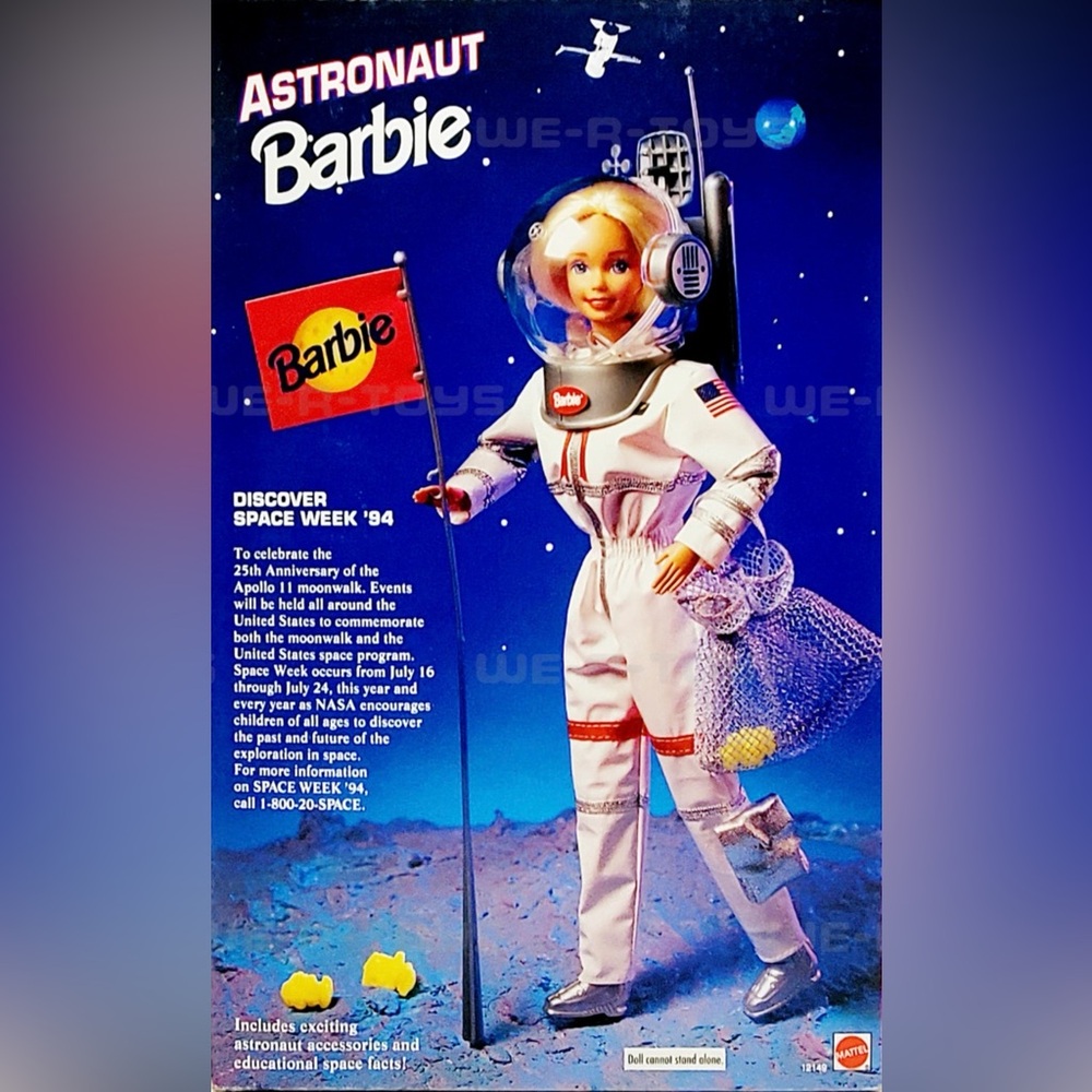 Astronaut Barbie Doll Career Collection Edition Mattel 1994, NIB, Vintage $160 - Picture 2 of 2